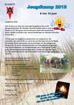 Jeugdkamp 2018 Jeugdkamp 2018